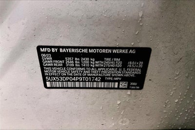 2023 BMW X3 xDrive30i