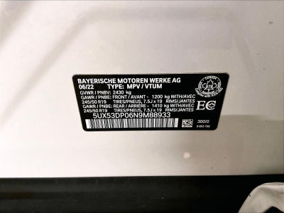 2022 BMW X3 xDrive30i