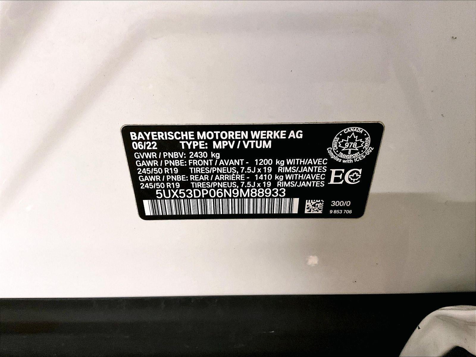 2022 BMW X3 xDrive30i