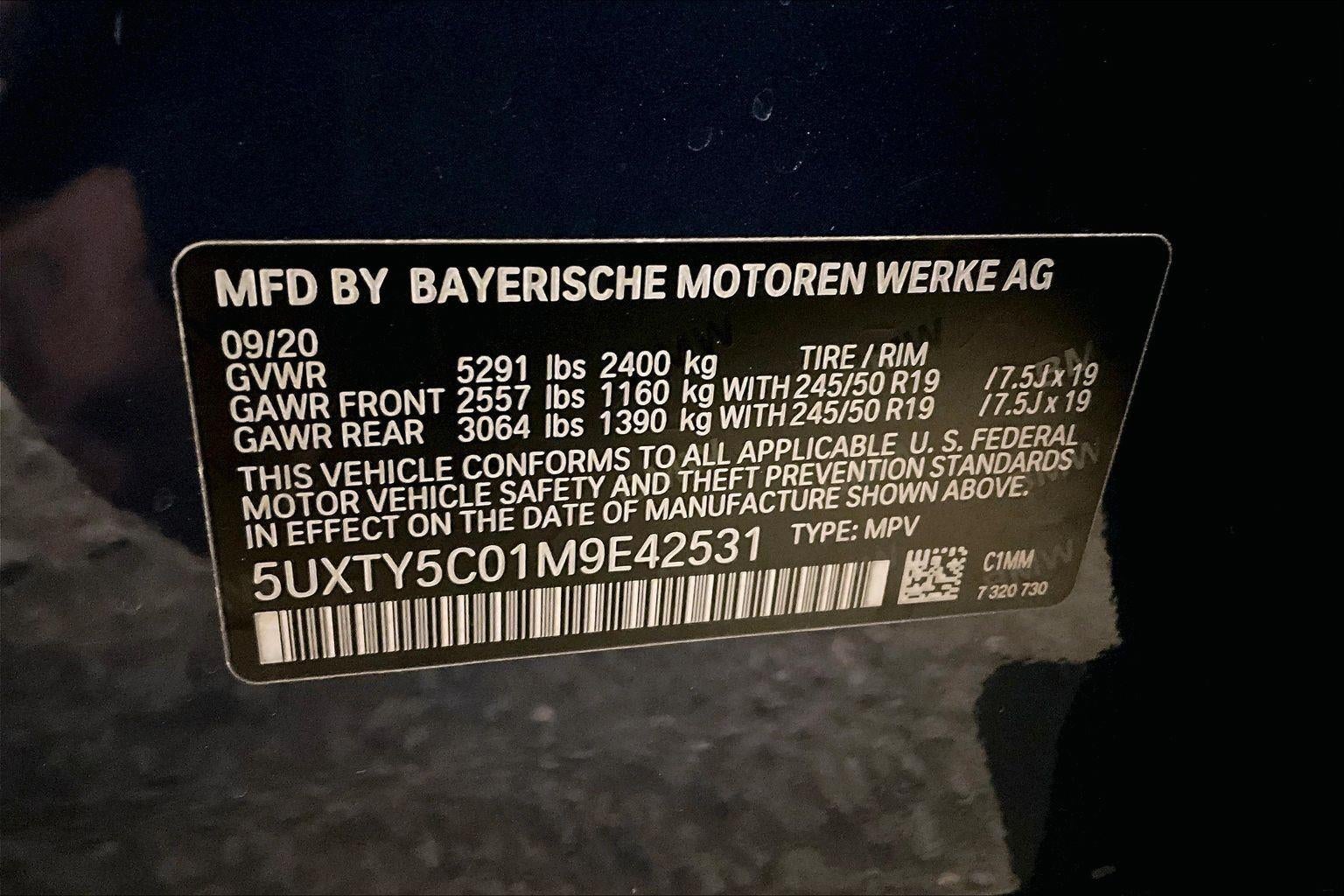 2021 BMW X3 xDrive30i
