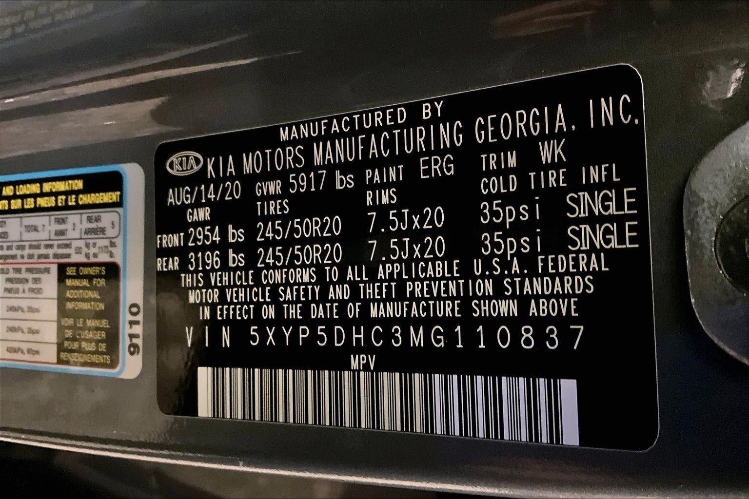 2021 Kia Telluride SX