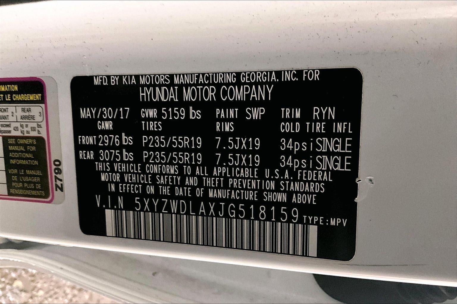 2018 Hyundai Santa Fe Sport 2.0T Ultimate