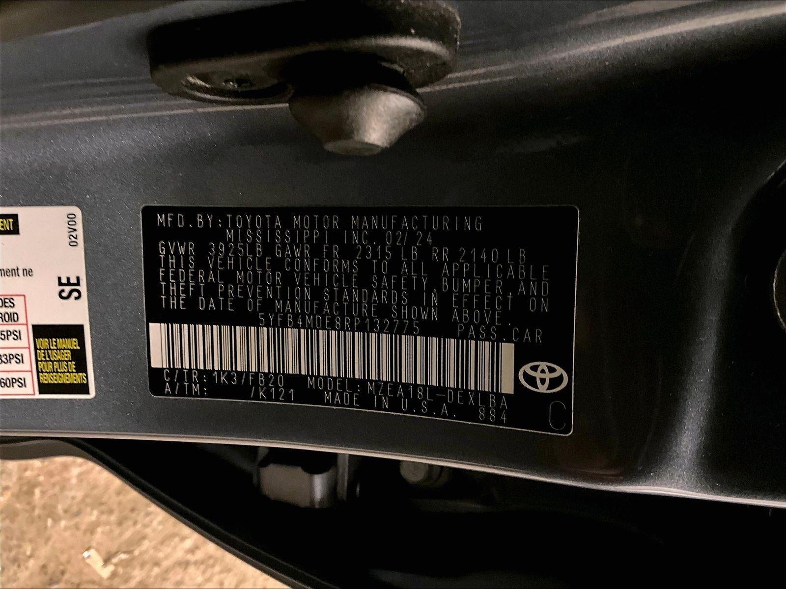 2024 Toyota Corolla LE