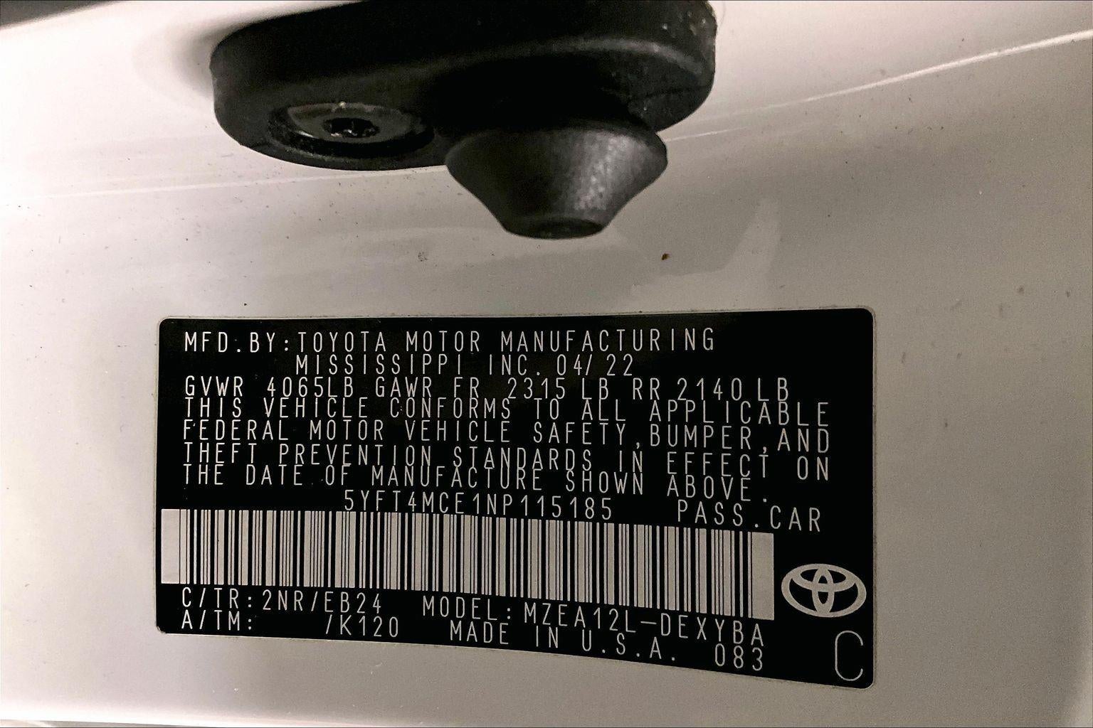 2022 Toyota Corolla XSE