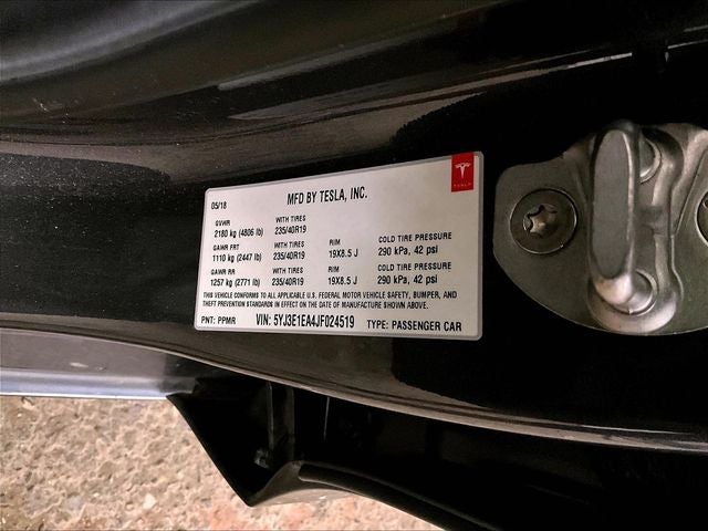 2018 Tesla Model 3 Long Range