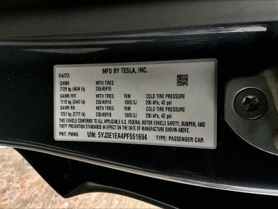 2023 Tesla Model 3 Base