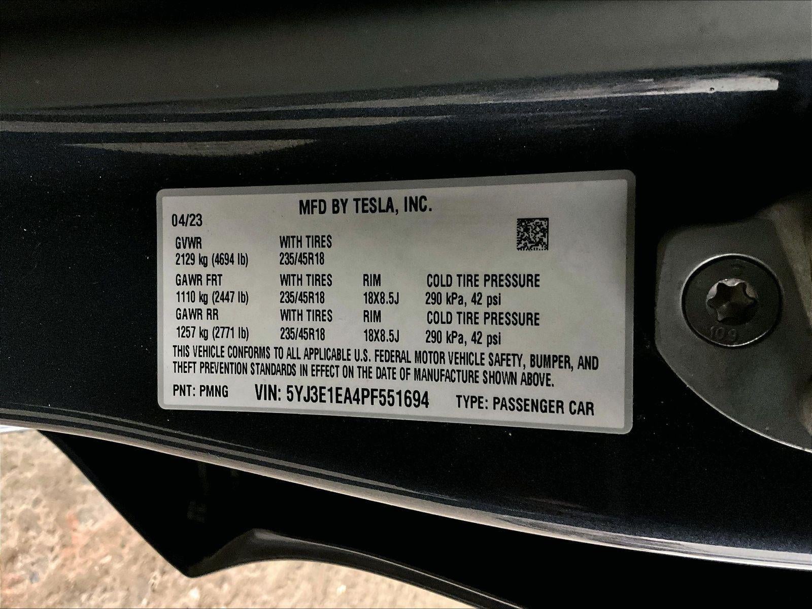 2023 Tesla Model 3 Base