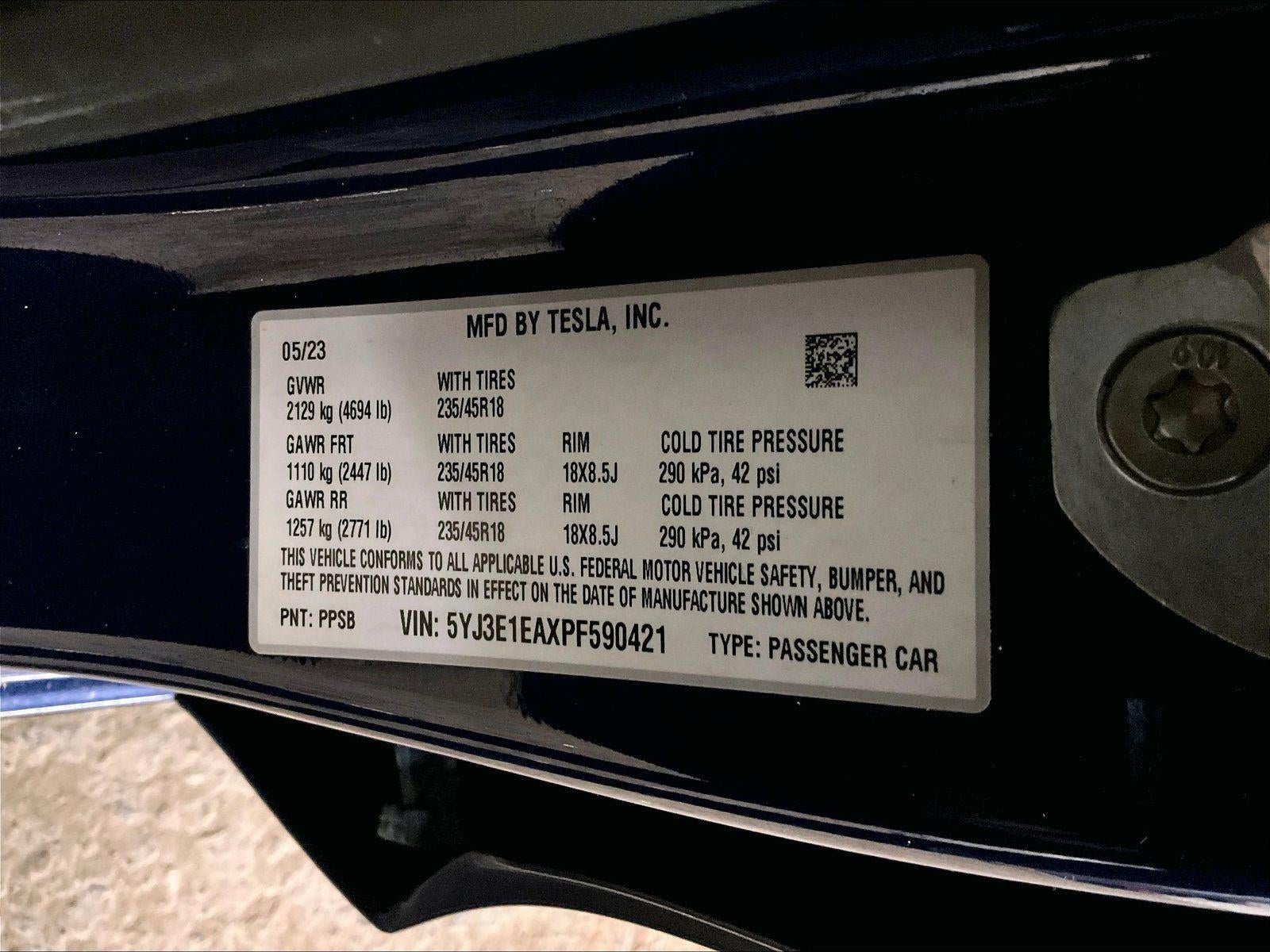 2023 Tesla Model 3 Base