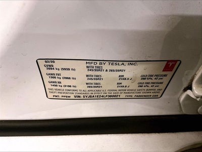 2020 Tesla Model S Long Range