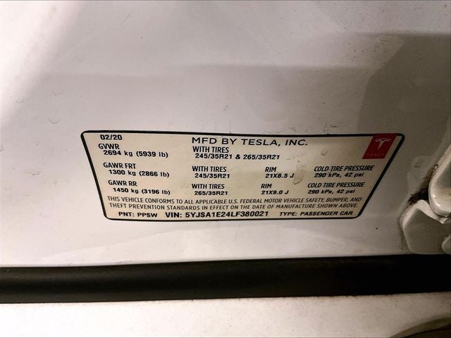 2020 Tesla Model S Long Range