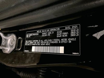 2021 Volvo S60 Recharge Plug-In Hybrid T8 R-Design Expression