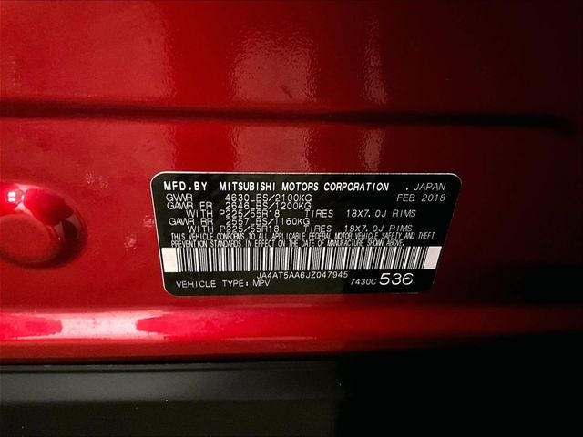 2018 Mitsubishi Eclipse Cross SE
