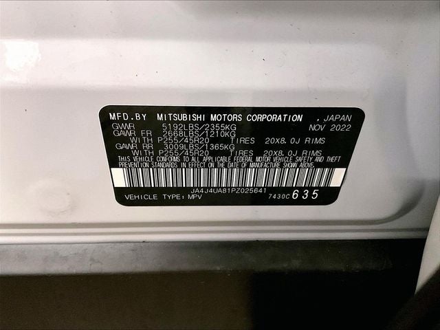 2023 Mitsubishi Outlander SE Black Edition