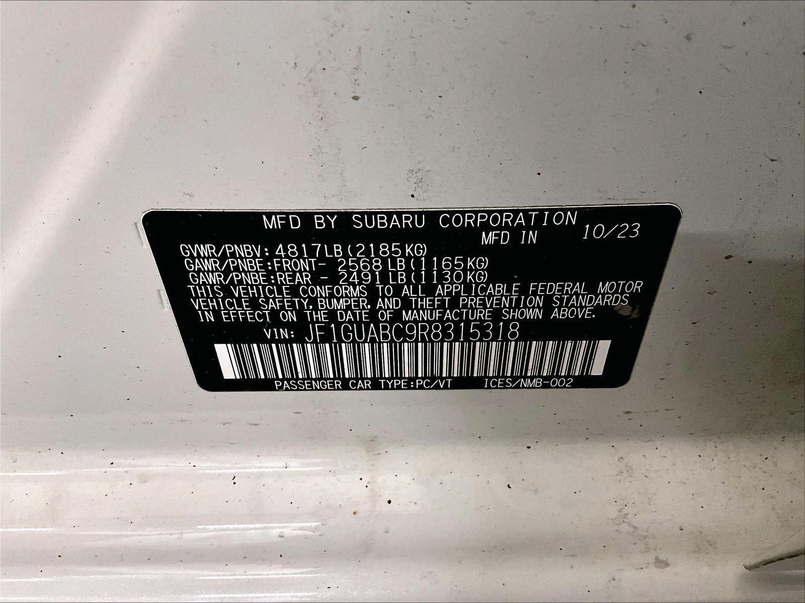 2024 Subaru Impreza Base