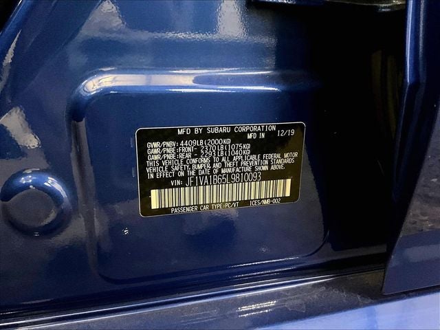 2020 Subaru WRX Premium