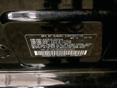 2019 Subaru WRX Premium