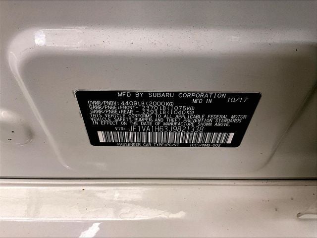 2018 Subaru WRX Limited