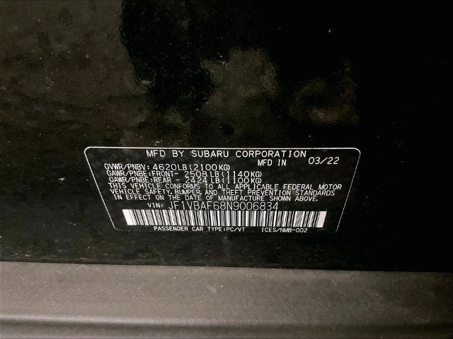 2022 Subaru WRX Premium
