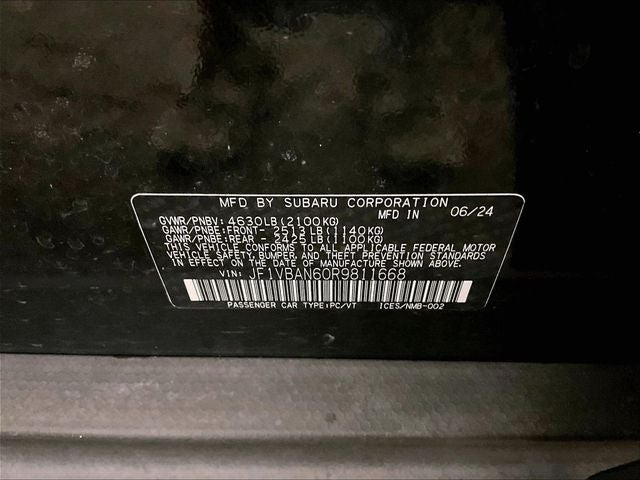 2024 Subaru WRX Limited