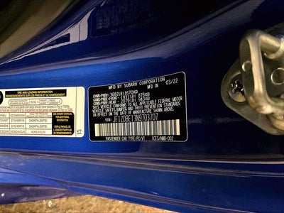 2022 Subaru BRZ Limited