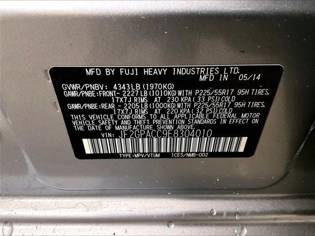 2014 Subaru XV Crosstrek 2.0i Premium