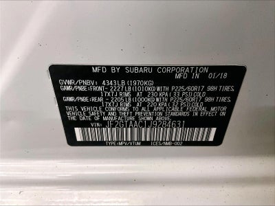 2018 Subaru Crosstrek 2.0i