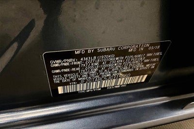 2018 Subaru Crosstrek Premium