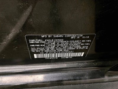 2018 Subaru Crosstrek 2.0i Premium