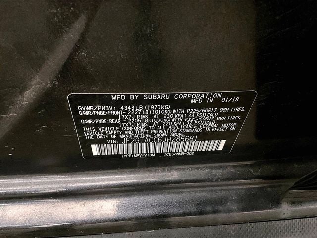 2018 Subaru Crosstrek 2.0i Premium
