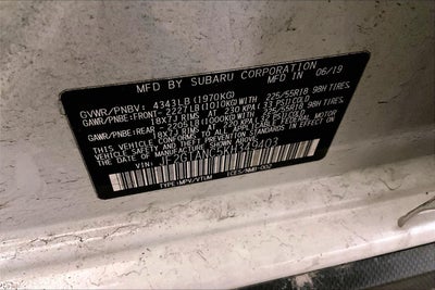 2019 Subaru Crosstrek Limited