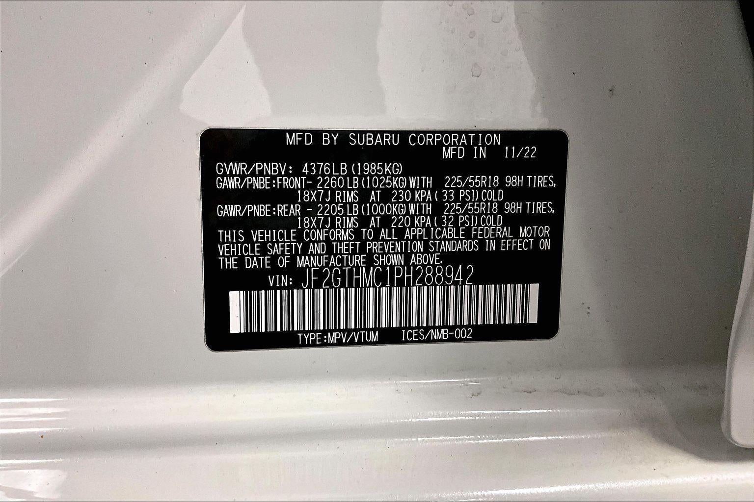 2023 Subaru Crosstrek Limited