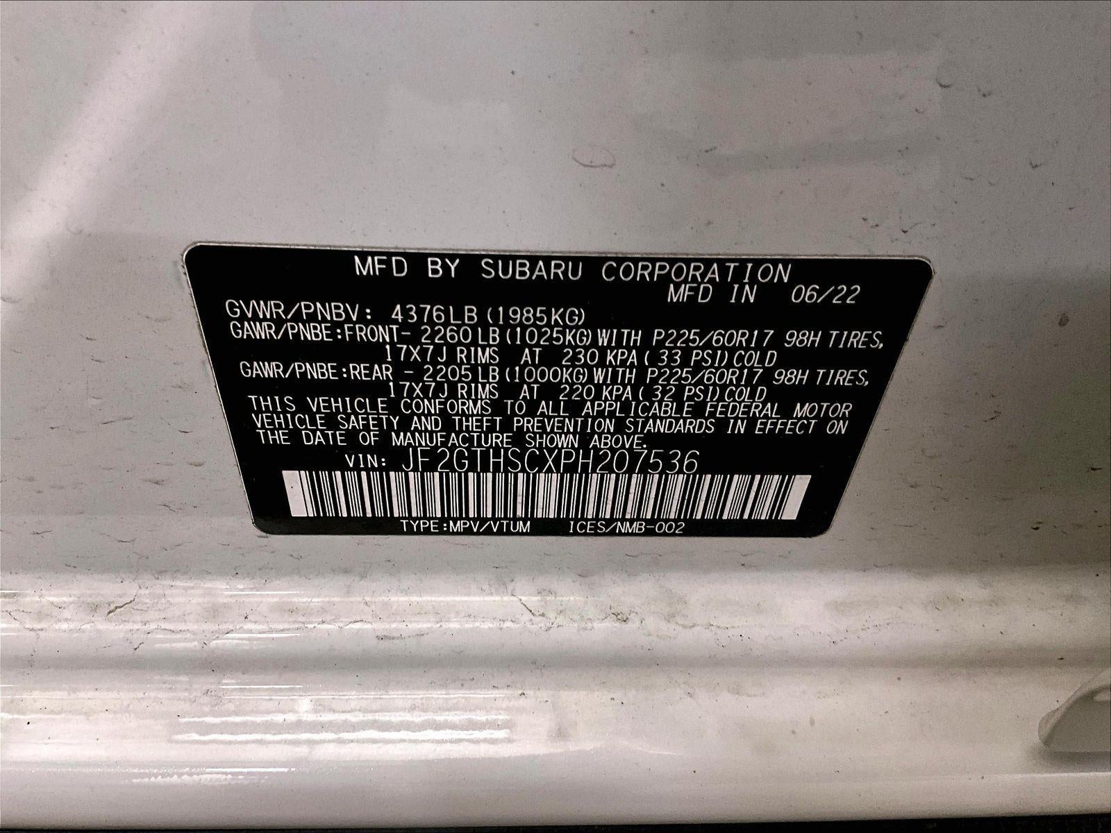 2023 Subaru Crosstrek Sport