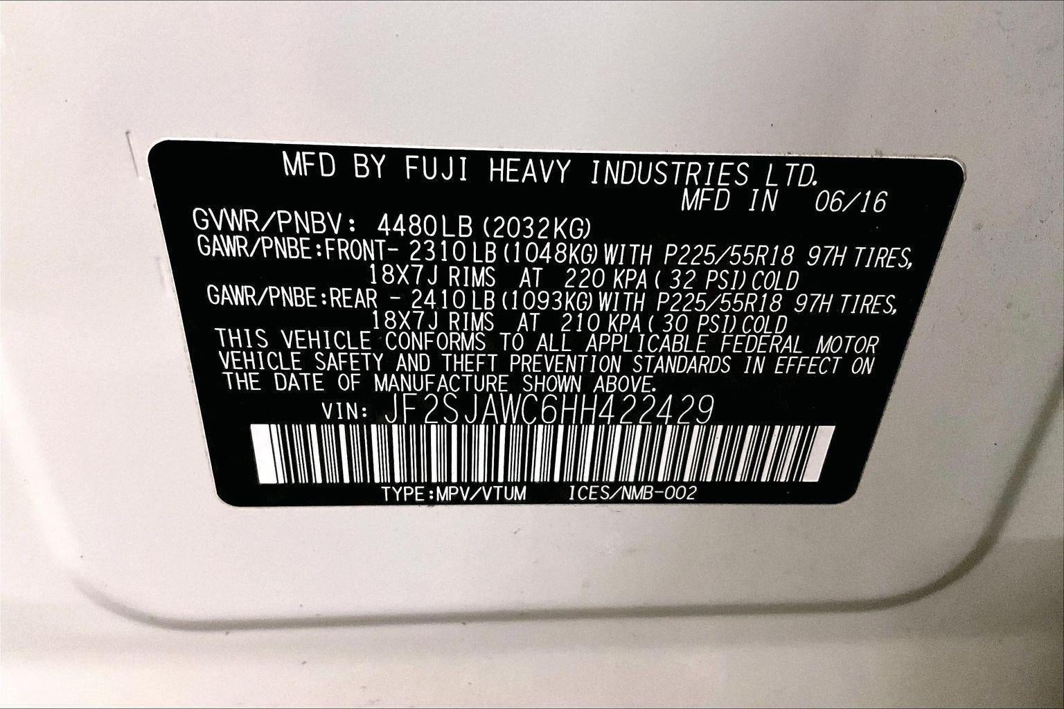 2017 Subaru Forester Touring