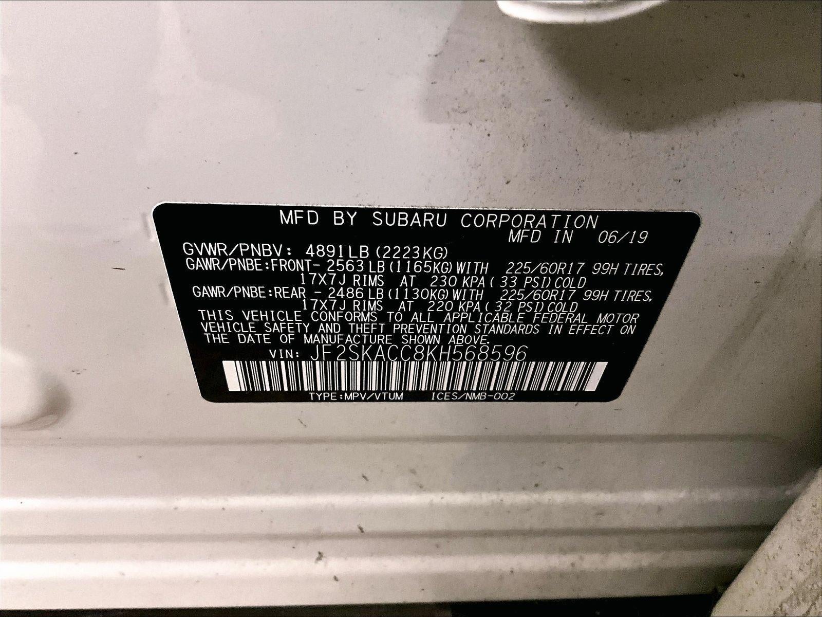 2019 Subaru Forester Base