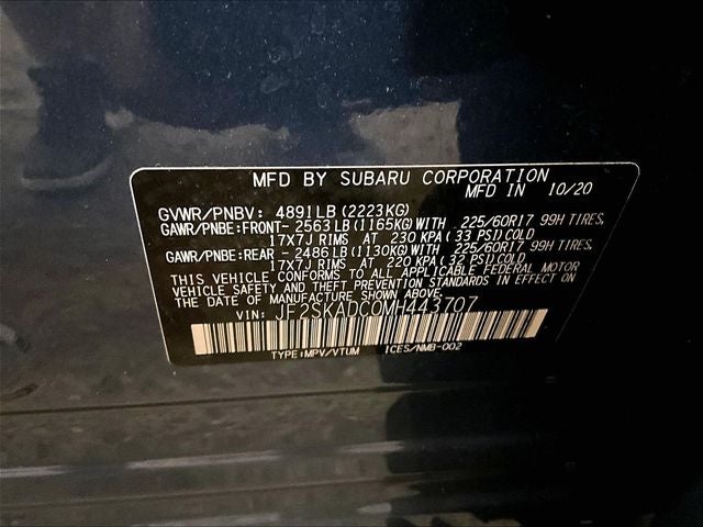 2021 Subaru Forester Base