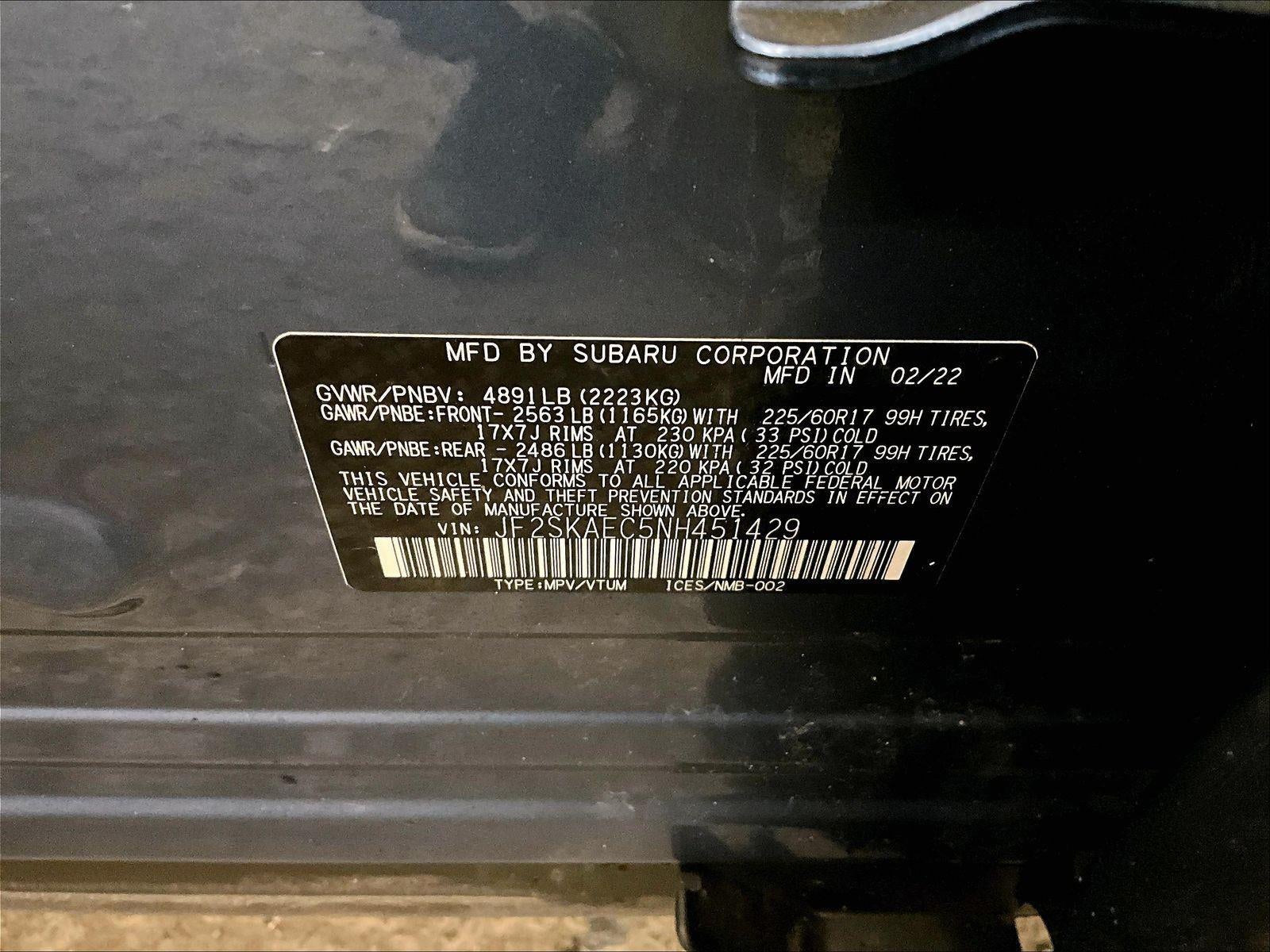 2022 Subaru Forester Premium