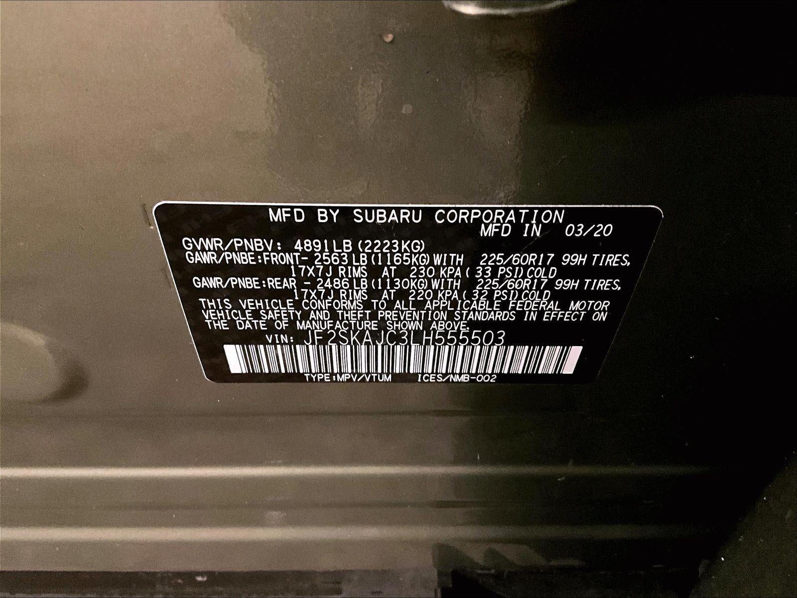 2020 Subaru Forester Premium