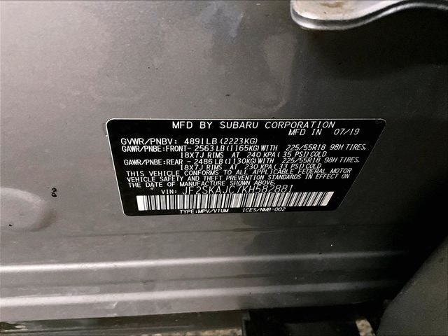 2019 Subaru Forester Sport
