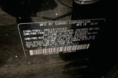 2019 Subaru Forester Sport