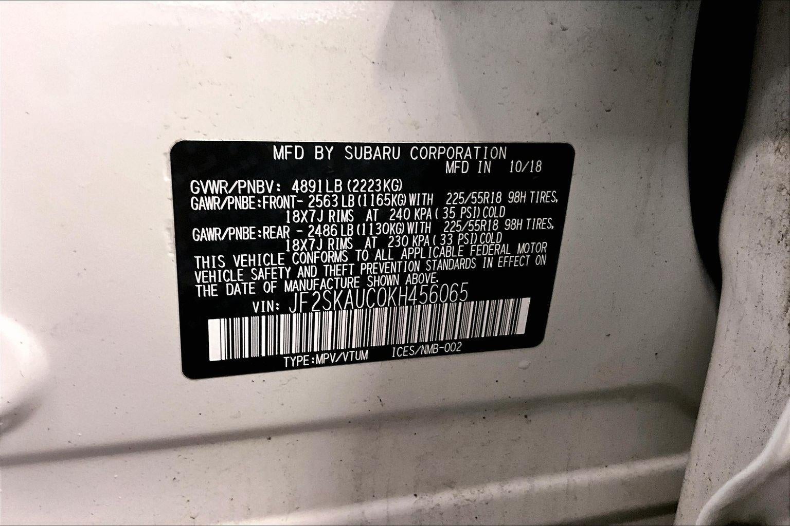 2019 Subaru Forester Limited