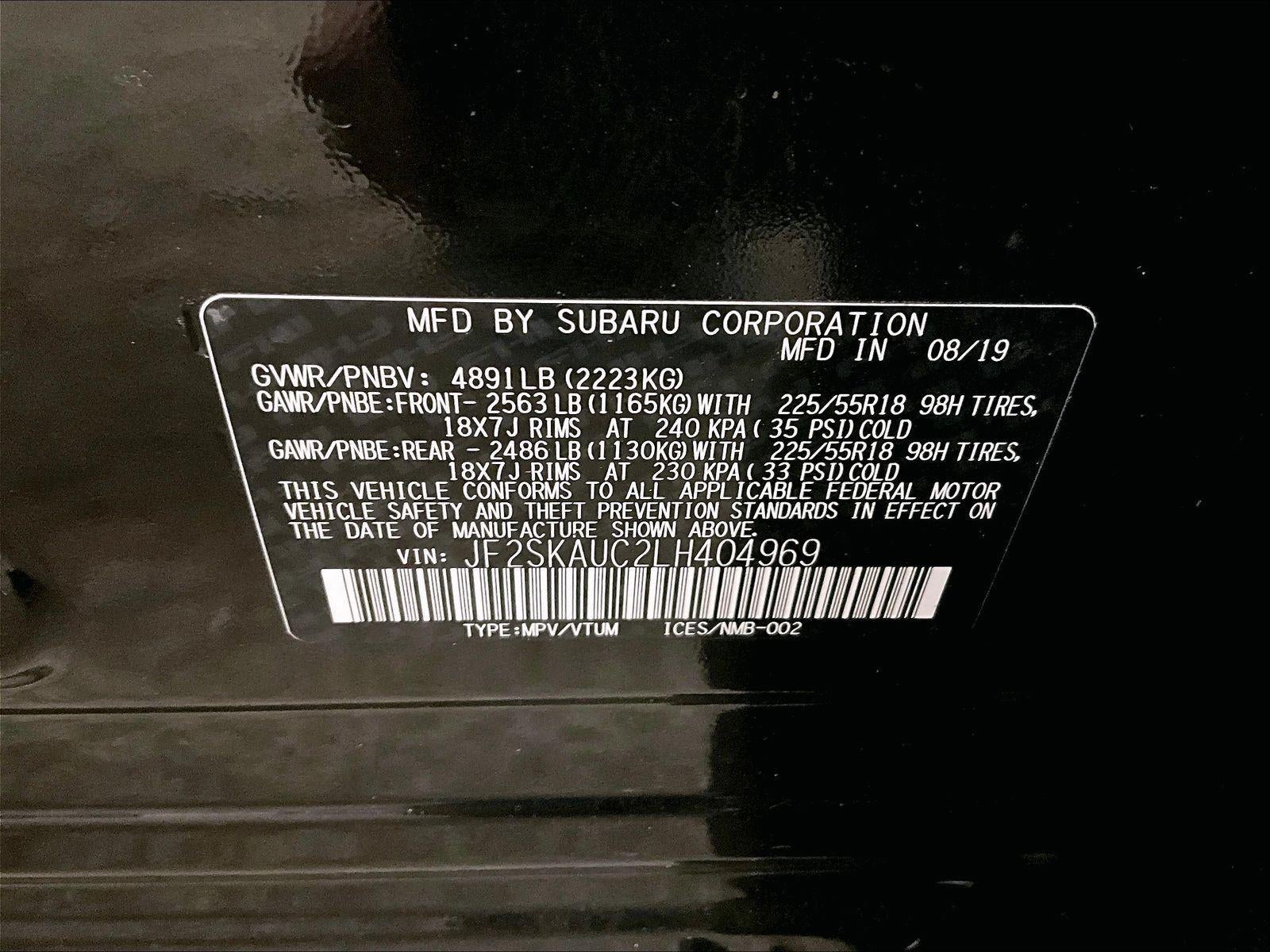 2020 Subaru Forester Limited