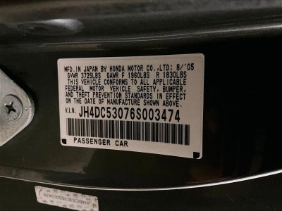 2006 Acura RSX Type-S Leather