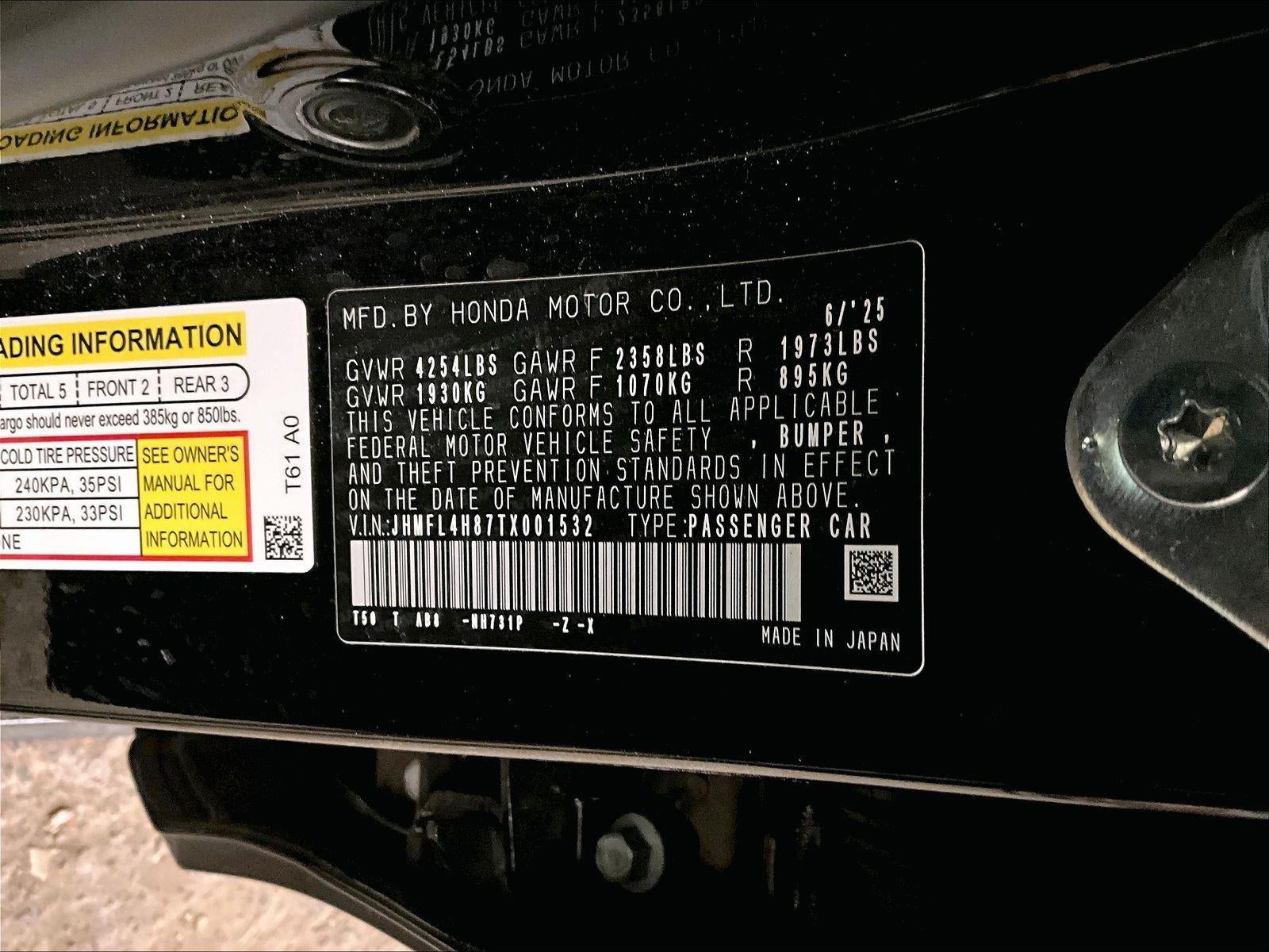 2026 Honda Civic Hatchback Hybrid Sport