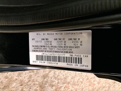 2014 Mazda Mazda6 i Touring