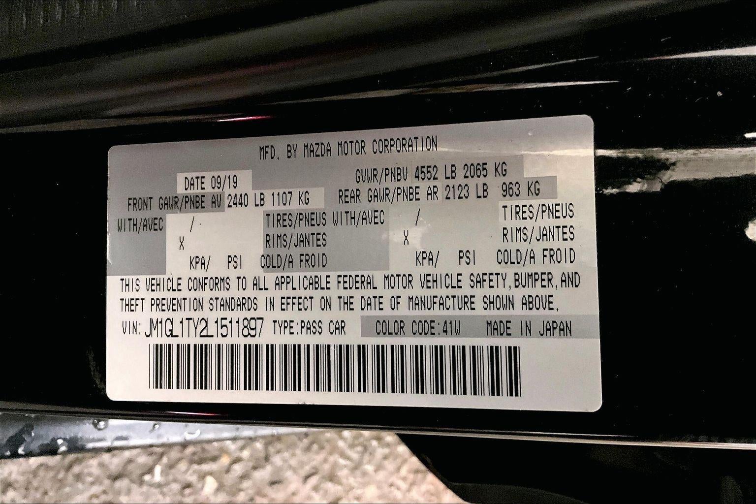 2020 Mazda Mazda6 Grand Touring