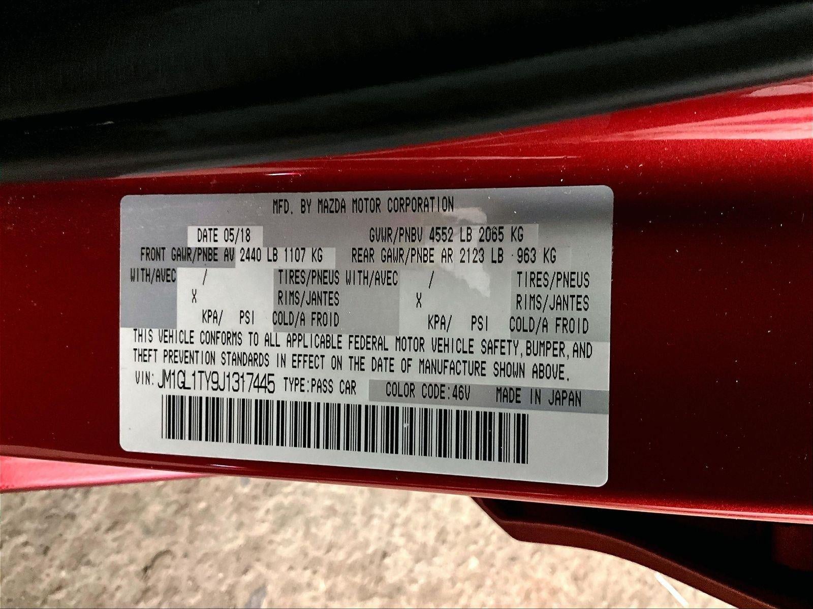 2018 Mazda Mazda6 Grand Touring