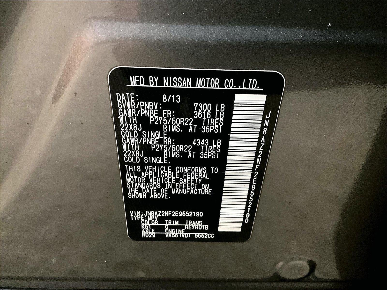 2014 INFINITI QX80 Base