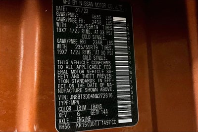 2022 Nissan Rogue Platinum