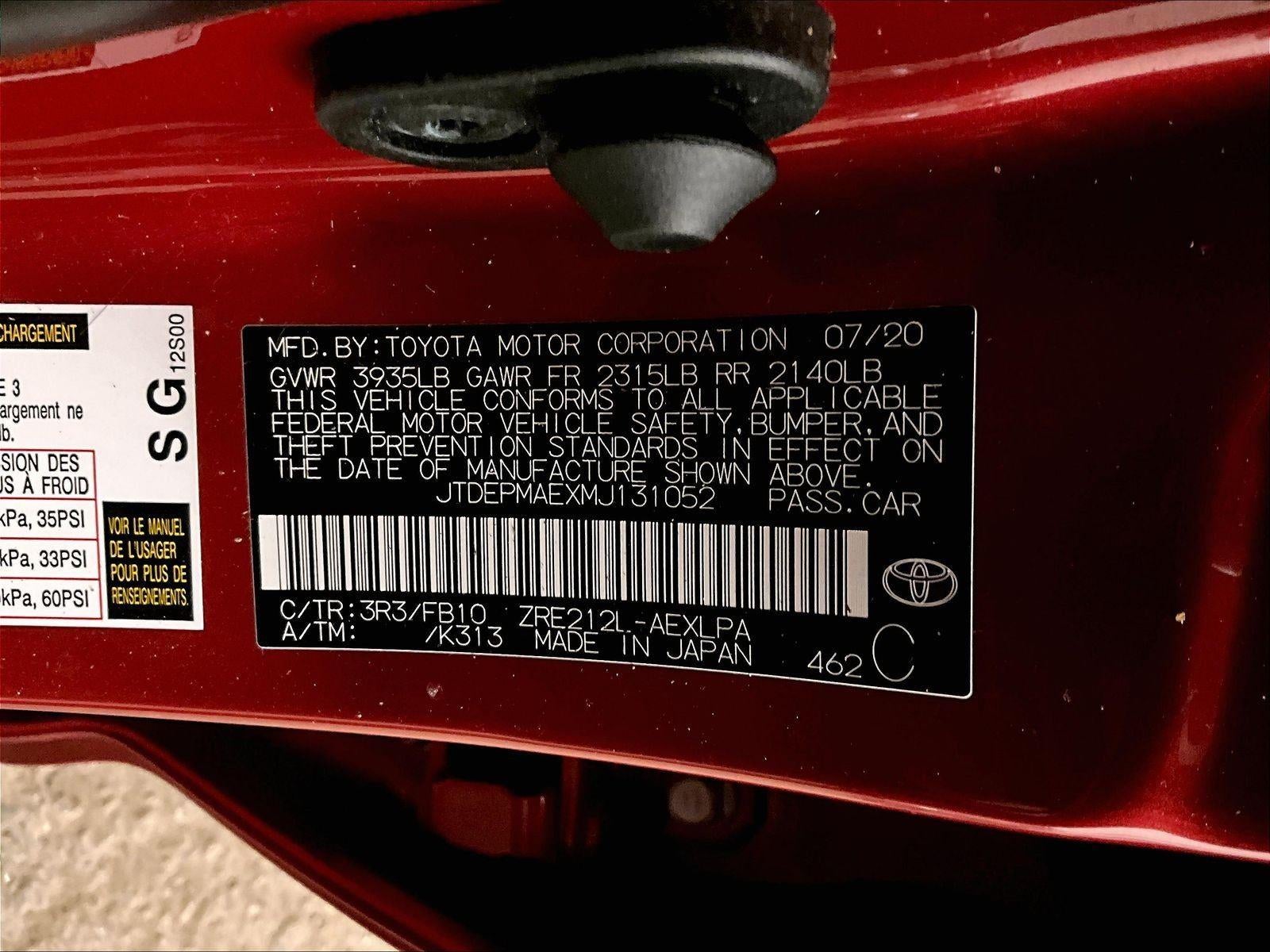 2021 Toyota Corolla LE