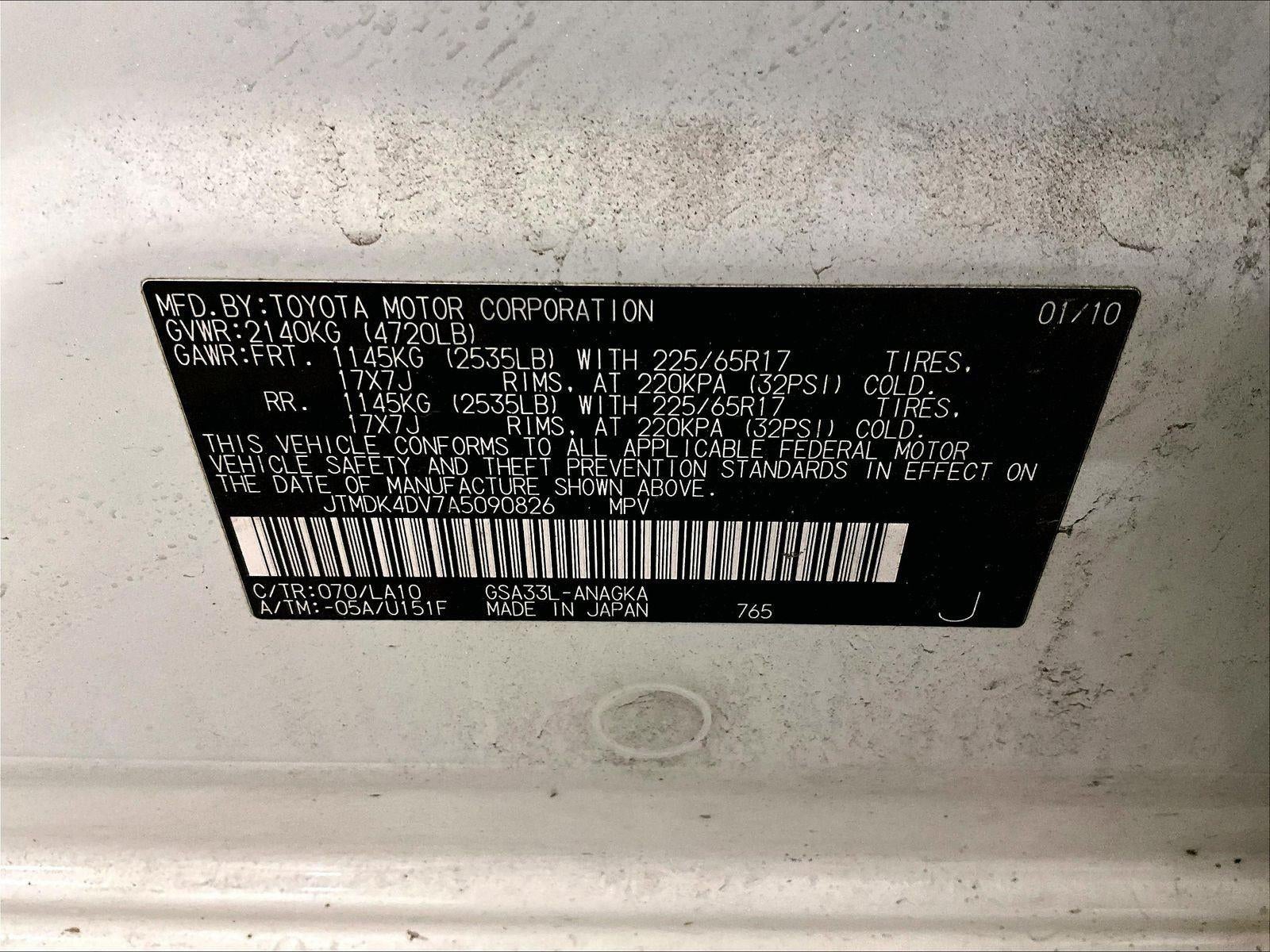 2010 Toyota RAV4 Limited